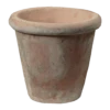 Bloempot Aged Planter - D28 X H28cm - Oranje -Huisdecoratie aged planter d30h30 bloempot 1 5