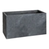 Plantenbak Arizona Biguhi - L60 X B21 X H35cm - Donkergrijs -Huisdecoratie arizona biguhi graphite l60w21h35 plantenbak 1