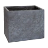 Plantenbak Arizona Cubi - L44 X B44 X H38cm - Donkergrijs -Huisdecoratie arizona cubi graphite w44h38 plantenbak 1 4