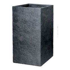 Plantenbak Arizona Cubihi - L33 X B33 X H70cm - Donkergrijs