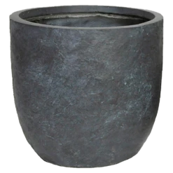 Bloempot Arizona Egg - D25 X H25cm - Donkergrijs