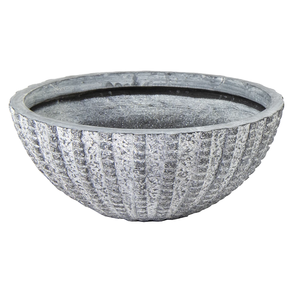 Plantenschaal Arkansas - D28 X H11.5cm - Lichtgrijs 3 Plantenschaal Arkansas - D28 X H11.5cm - Lichtgrijs