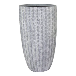 Bloempot Arkansas High Vase Washed - D34 X H66cm - Lichtgrijs