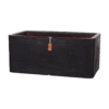 Capi Plantenbak Rechthoek Nature Rib NL - L73 X B39 X H32cm - Zwart -Huisdecoratie bak rechthoek rib nl 73x39x32 zwart plantenbak 1 6
