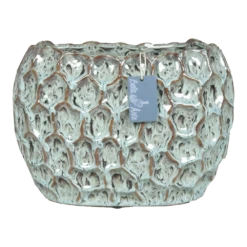 Bloempot Brussel Ovaal - L26 X B16,5 X H20cm - Groen