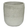 Bloempot Collin - D38 X H40cm - Wit -Huisdecoratie bloempot collin wit bloempot 1