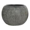 Bloempot Ella - D36 X H27,5cm - Grijs 2 Bloempot Ella - D36 X H27,5cm - Grijs -Huisdecoratie bloempot ella d36 x h27 5cm grijs bloempot 1