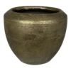 Bloempot Kos - D30 X H27cm - Goud -Huisdecoratie bloempot kos goud bloempot 1 1 2