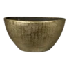 Bloempot Kos Ovaal - L30 X B13 X H17cm - Goud