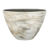 Bloempot Miami Ovaal - L33 X D13 X H24cm - Grijs -Huisdecoratie bloempot miami ovaal l33xd13xh24cm grijs bloempot 1