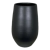 Bloempot Petra Hoog - D27 X H45cm - Mat Zwart 2 Bloempot Petra Hoog - D27 X H45cm - Mat Zwart -Huisdecoratie bloempot petra hoog d27xh45cm mat zwart bloempot 1