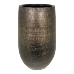 Bloempot Tokio Hoog - D30 X H70cm - Goud