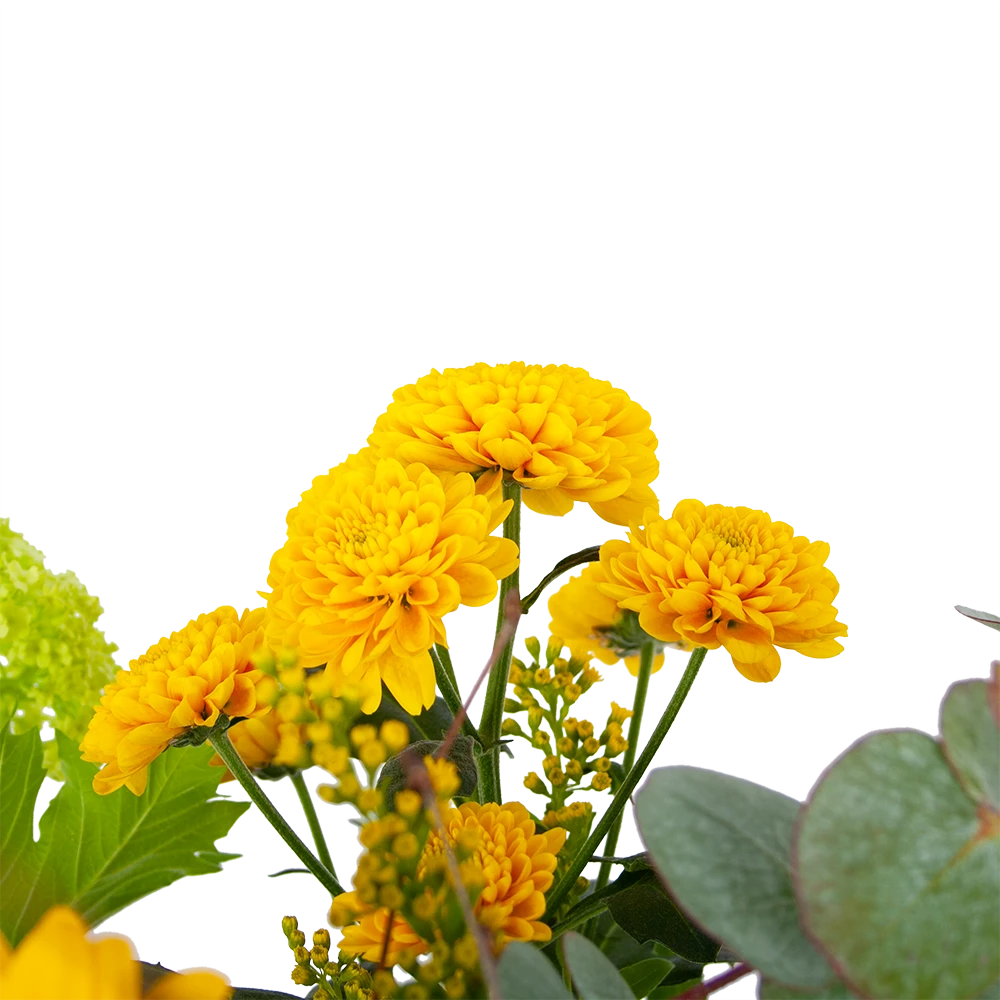 Boeket Vrolijk Geel Klein 4 Boeket Vrolijk Geel Klein - Afbeelding 2