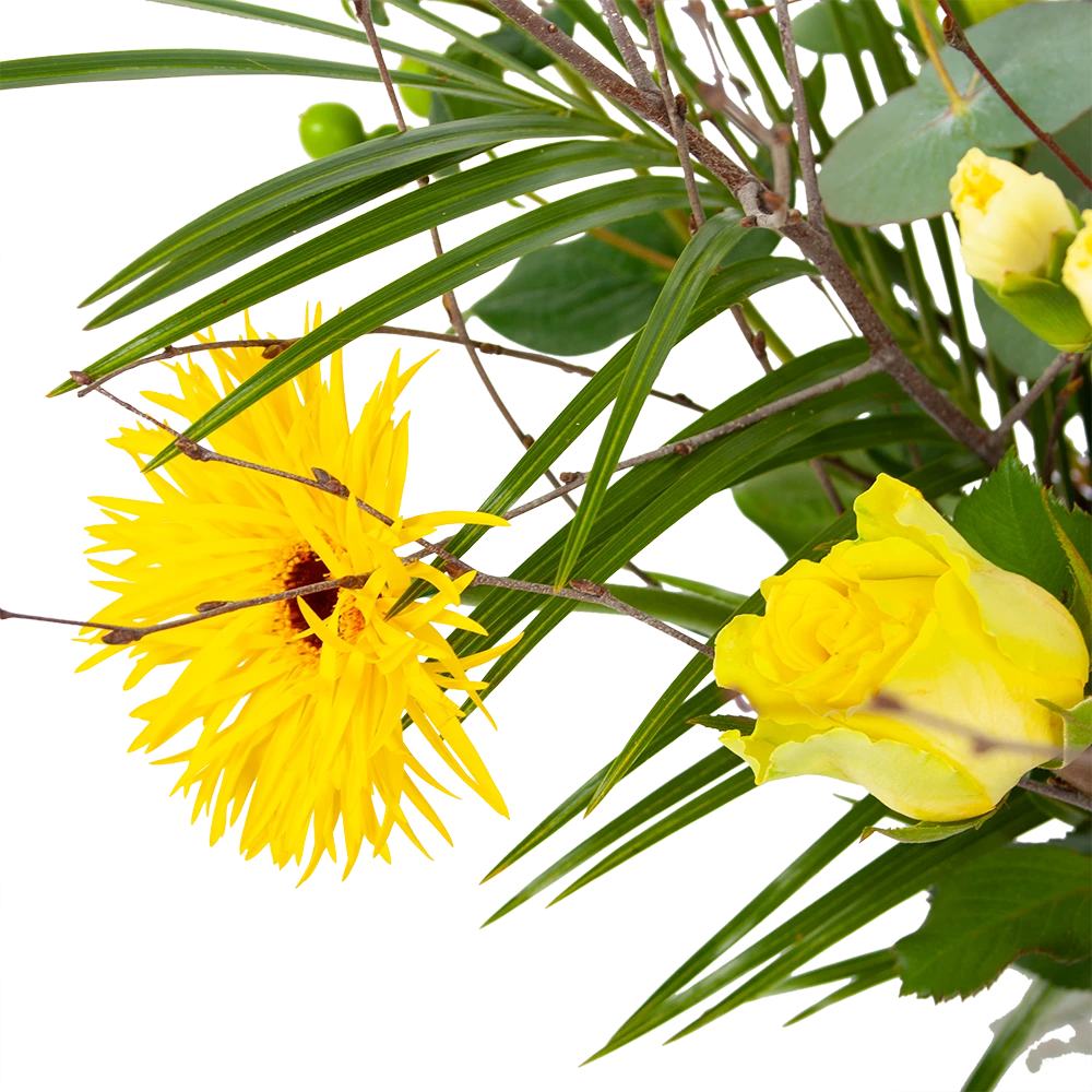Boeket Vrolijk Geel Klein 5 Boeket Vrolijk Geel Klein - Afbeelding 3