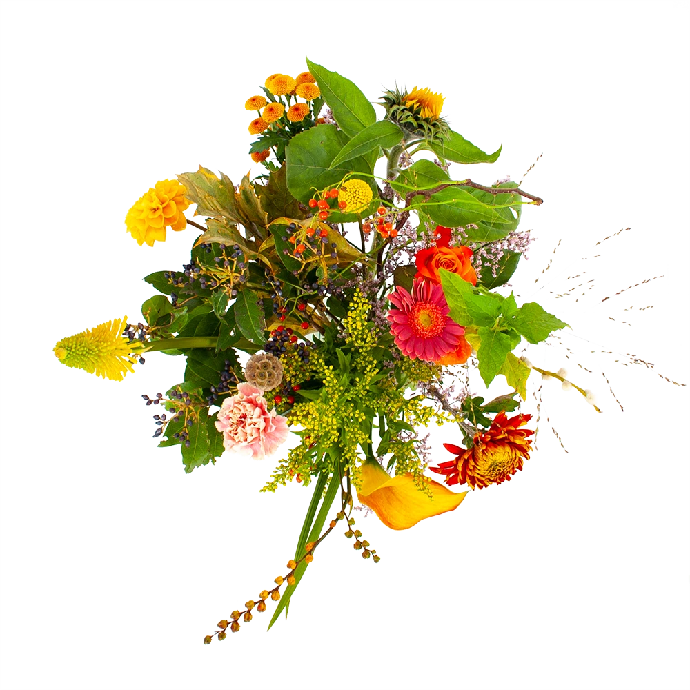 Boeket Vrolijk Middel 4 Boeket Vrolijk Middel - Afbeelding 2