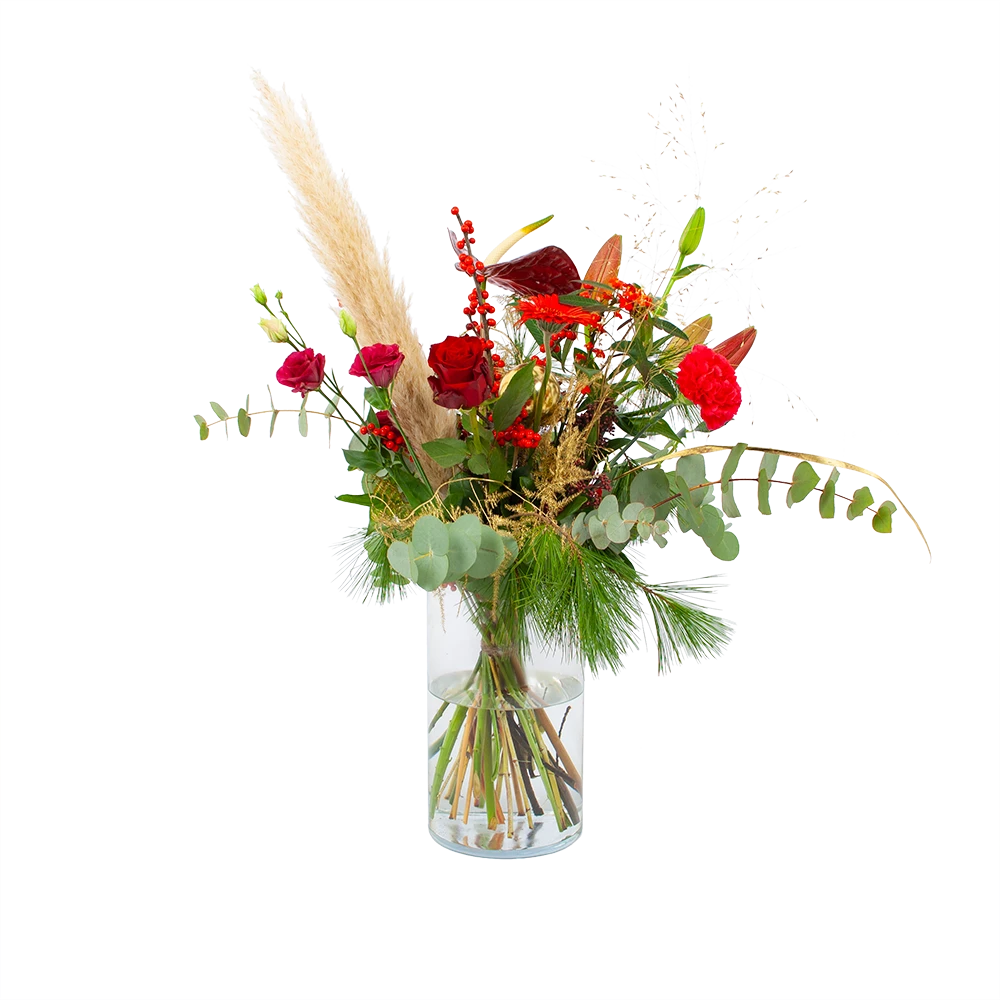 Boeket Winterse Pluim Klein 3 Boeket Winterse Pluim Klein