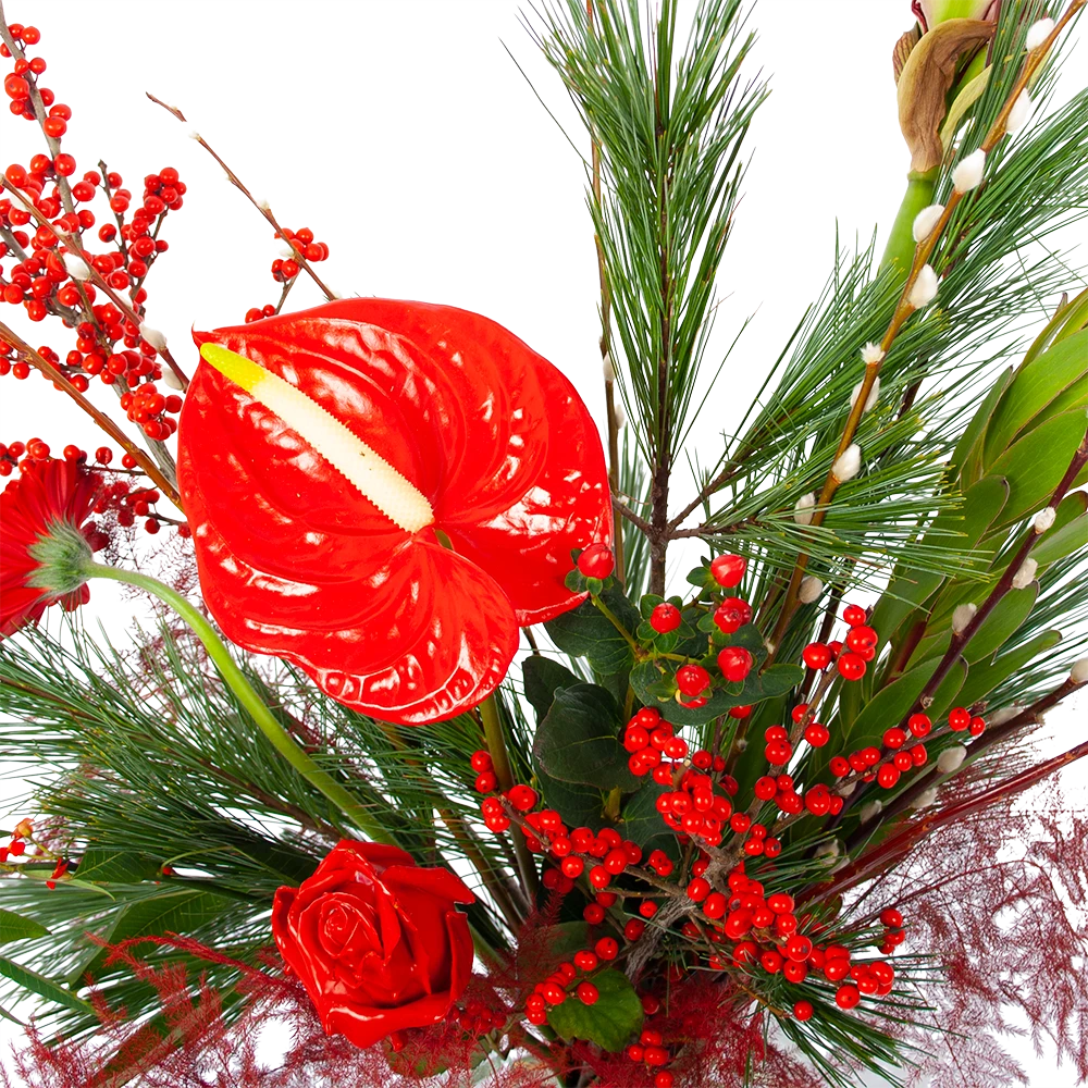 Boeket Winterwonderland Groot 4 Boeket Winterwonderland Groot - Afbeelding 2