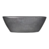 Bloempot Mira Ovaal - L69 X B17 X H25cm - Antraciet 1 Bloempot Mira Ovaal - L69 X B17 X H25cm - Antraciet -Huisdecoratie boot mira 69x17x25cm plantenschaal antraciet 1