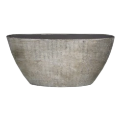 Bloempot Mira Ovaal - L73 X B17 X H36cm - Wit