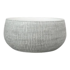 Plantenschaal Ryan - D28 X H13cm - White Black