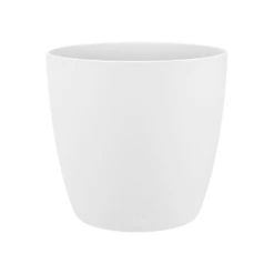 Bloempot Elho Brussels Rond 25cm - Wit