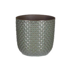 Bloempot Daan - D19 X H17.5cm - Groen