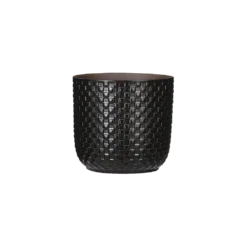 Bloempot Daan - D17 X H16cm - Zwart