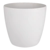 Bloempot Elho Brussels Rond 40cm - Met Wielen - Wit -Huisdecoratie elho brussels rond wielen 40 wit bloempot 1 7