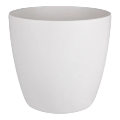 Bloempot Elho Brussels Rond 40cm - Met Wielen - Wit
