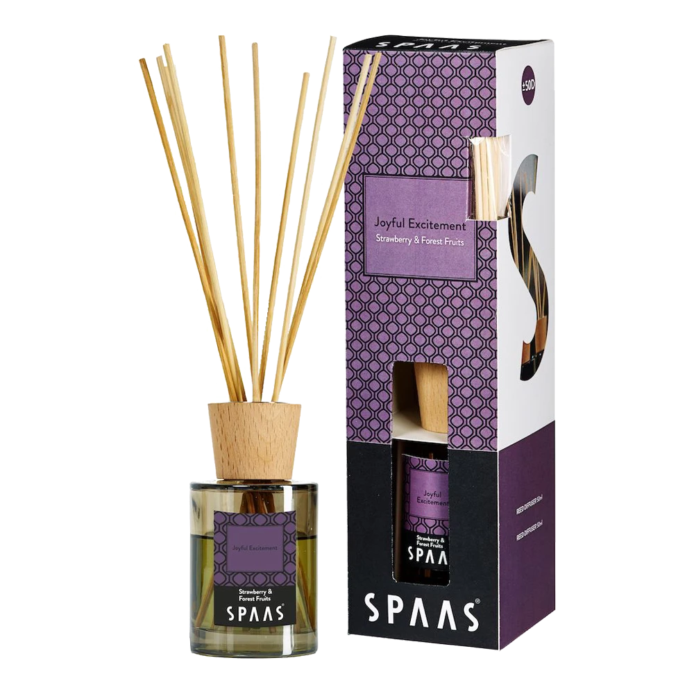 Geurstokjes Spaas - 80ml - Joyful Excitement 3 Geurstokjes Spaas - 80ml - Joyful Excitement