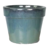 Bloempot Glazed Basic Celadon - D18 X H16cm - Blauw -Huisdecoratie glazed basic pot celadon d18h16 bloempot 1 5