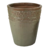Bloempot Glazed Off Planter - D37 X H41cm - Groen 2 Bloempot Glazed Off Planter - D37 X H41cm - Groen -Huisdecoratie glazed off planter green d37h41 bloempot groen 1 6
