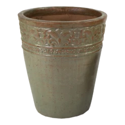 Bloempot Glazed Off Planter - D37 X H41cm - Groen