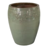 Bloempot Glazed Off Vase - D58 X H71cm - Groen 2 Bloempot Glazed Off Vase - D58 X H71cm - Groen -Huisdecoratie glazed off vase green d58h71 bloempot groen 1 6