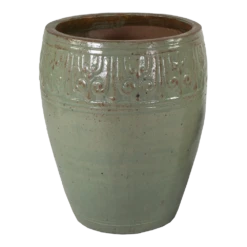 Bloempot Glazed Off Vase - D58 X H71cm - Groen