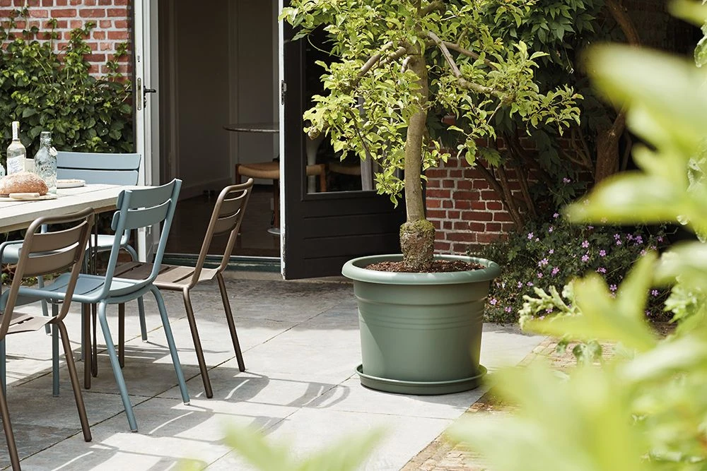 Bloempot Elho Green Basics Cilinder 65cm - Bladgroen 4 Bloempot Elho Green Basics Cilinder 65cm - Bladgroen - Afbeelding 2