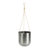 Hangpot Kody - D16 X H18cm - Lood -Huisdecoratie hangpot kody d16 h18 lood hangpot lood 1 7