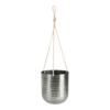 Hangpot Kody - D17 X H20cm - Lood -Huisdecoratie hangpot kody d17 h20 lood hangpot lood 1 7