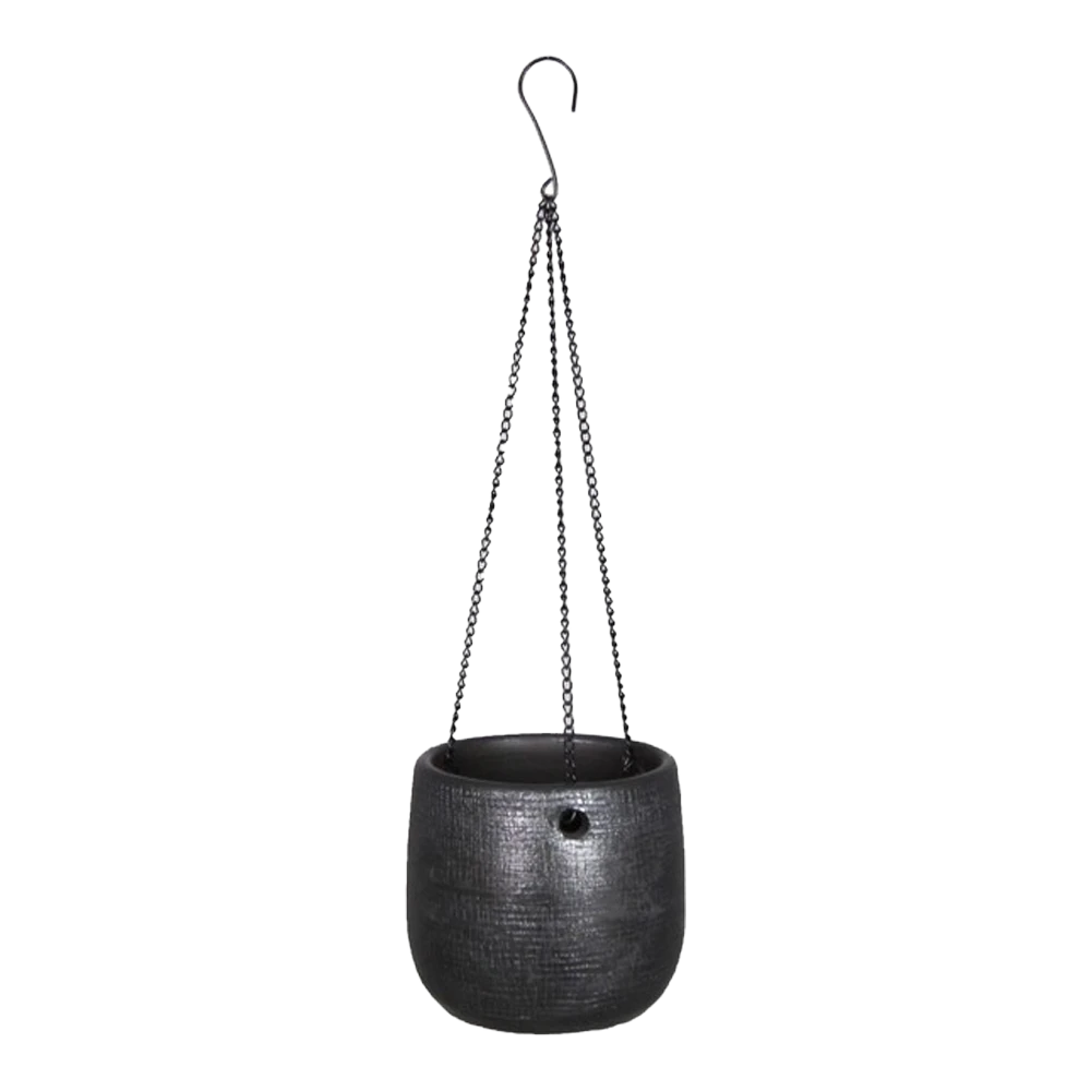 Hangpot Mira - D18 X H16cm - Antraciet 3 Hangpot Mira - D18 X H16cm - Antraciet