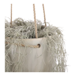 Hangpot Resa - D18,5 X H17cm - Lichtgrijs -Huisdecoratie hangpot resa d18 5 x h17cm lichtgrijs hangpot 3 1