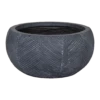 Plantenschaal Iowa Bullet - D31 X H15.5cm - Donkergrijs 2 Plantenschaal Iowa Bullet - D31 X H15.5cm - Donkergrijs -Huisdecoratie iowa bullet bowl graphite d31h155 bloempot 1 5