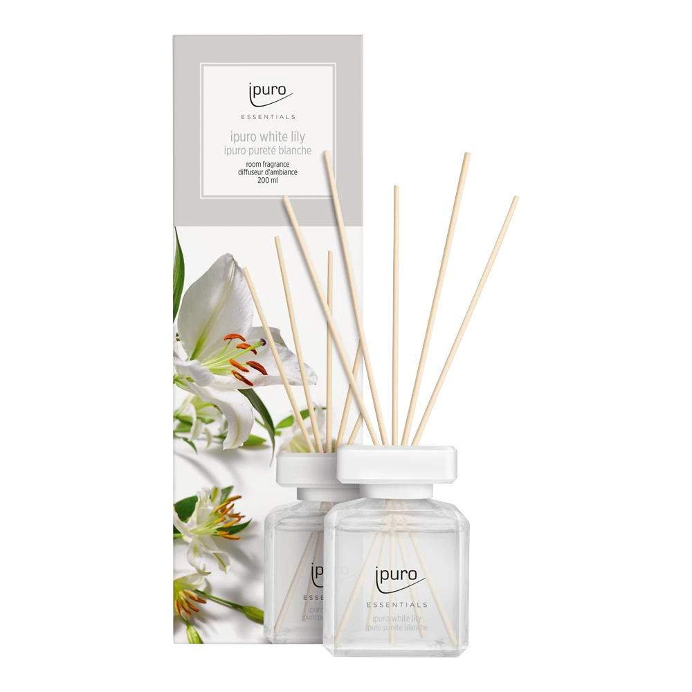 Ipuro White Lily 200ml - Geurstokjes 3 Ipuro White Lily 200ml - Geurstokjes