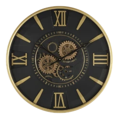 Klok Devon Goud U00f8 60 Cm - Wandklok