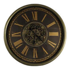 Klok Thom Zwart U00f8 80 Cm - Wandklok