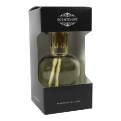 Scentolie Lamp Bol Zacht Groen - Oliebrander - ScentChips -Huisdecoratie lamp bol zacht groen oliebrander scentchips 2 1