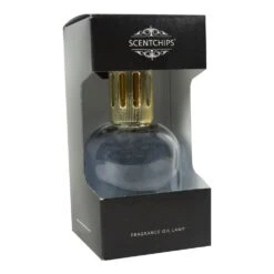 Scentolie Lamp Cilinder Blauw - Oliebrander - ScentChips -Huisdecoratie lamp cilinder blauw oliebrander scentchips 2 1