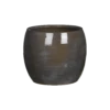 Bloempot Lester - D20 X H18cm - Donkergrijs -Huisdecoratie lester pot rond dgrijs h18xd20cm bloempot 1 4
