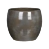 Bloempot Lester - D28 X H26cm - Donkergrijs -Huisdecoratie lester pot rond dgrijs h26xd28cm bloempot 1 4