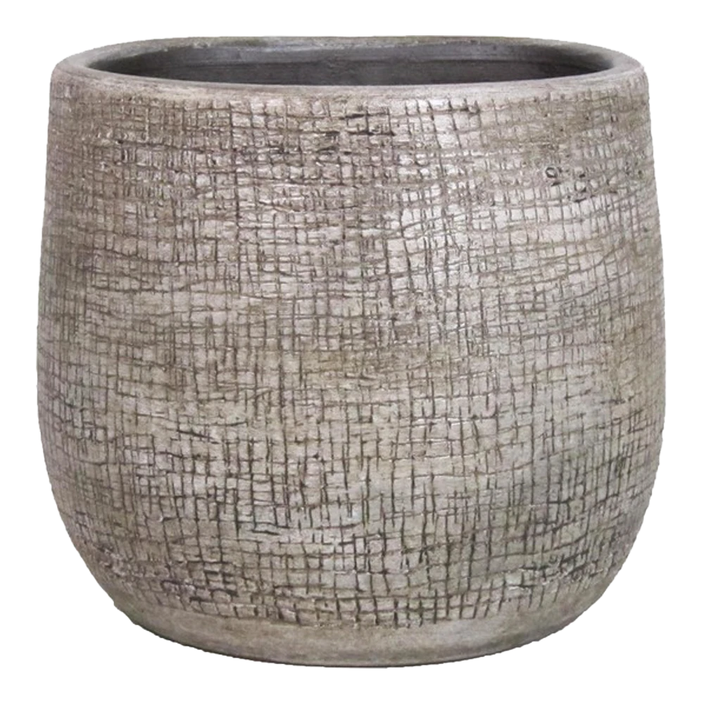 Muur Bloempot Mira - D18 X H16cm - Wit 3 Muur Bloempot Mira - D18 X H16cm - Wit