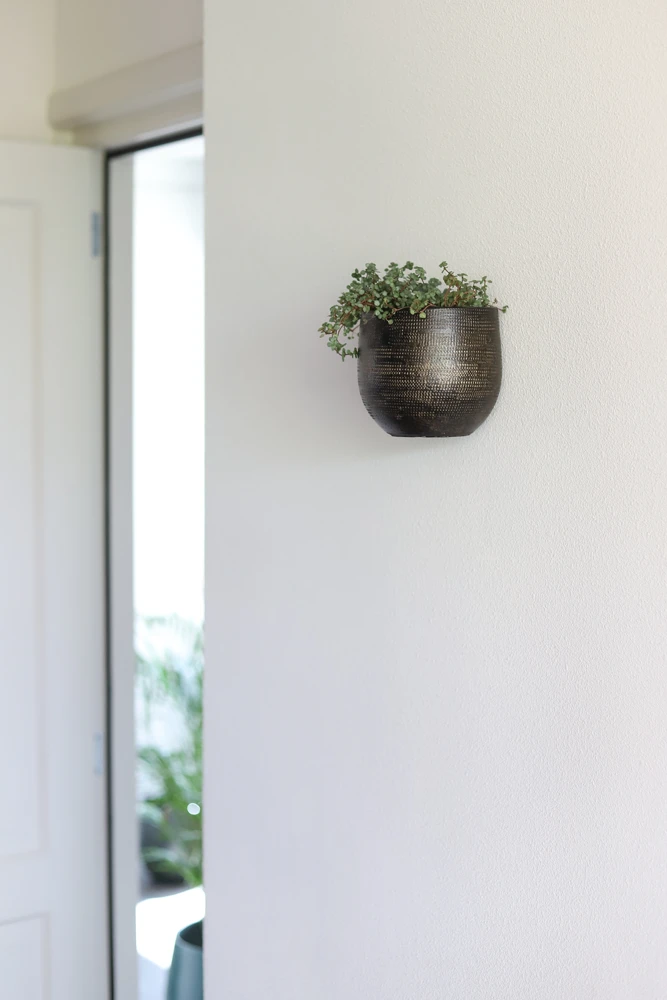 Muur Bloempot Tokio - D20 X H18cm - Goud 4 Muur Bloempot Tokio - D20 X H18cm - Goud - Afbeelding 2